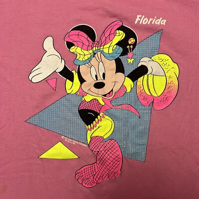 Vintage 90s Minnie Mouse Disney Single Stitch T Shirt L | eBay