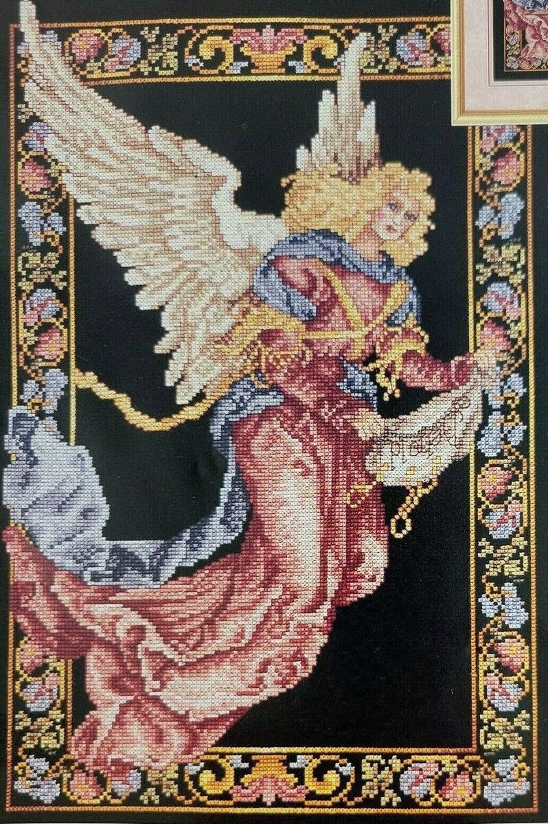 Angelica Angel Cross Stitch Embroidery Kit #125-208 Janlynn Angelica Angel Cross Stitch Embroidery Kit #125-208 Janlynn