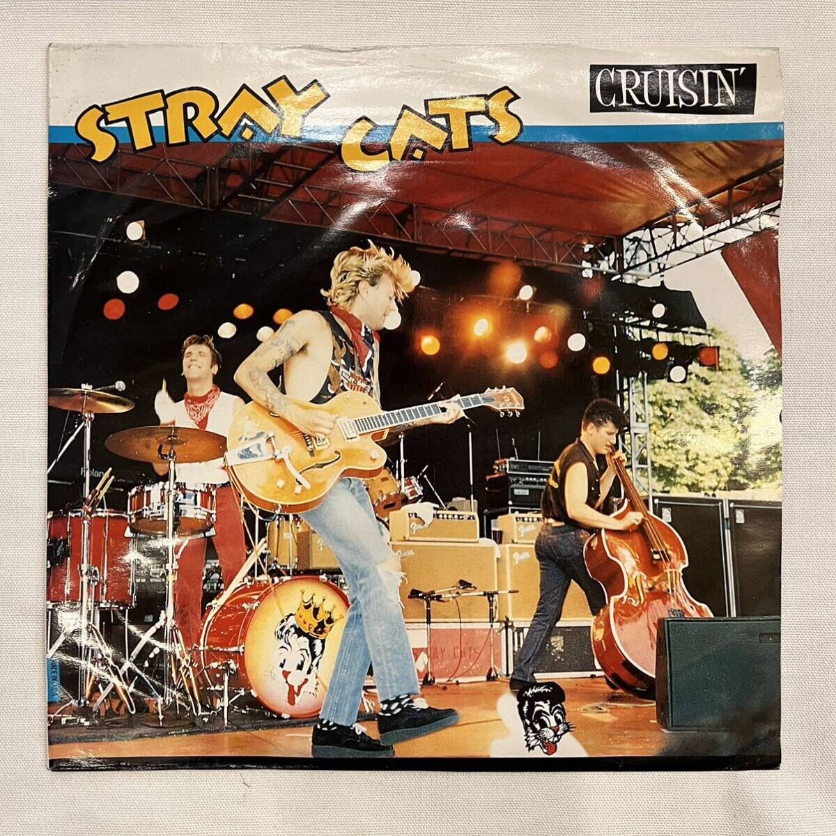STRAY CATS /CRUISIN'/ レコードLP STRAY CATS ** CRUSIN LP EX