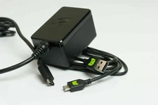 Nvidia Shield TV Pro Media Server AC Adapter Power Supply + Micro USB Wire Cable