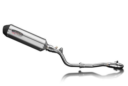Kawasaki KLX250H 06-07 KLX250S 09-20 Exhaust 13.5" X-Oval Stainless Muffler - Picture 3 of 4