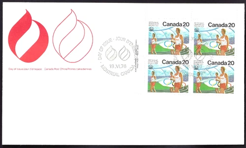 🍁Canada   #682 ULpb   `"OLYMPIC CEREMONIES"   Brand New 1976  First Day Cover