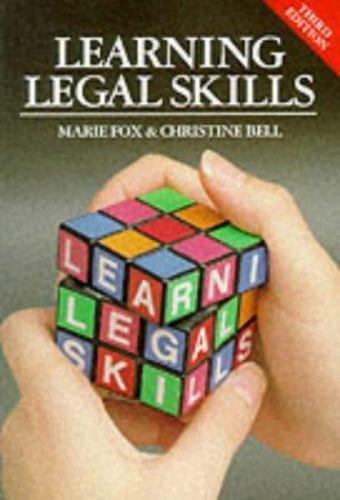 Learning Legal Skills by Marie Fox and Christine Bell (Uk-Trade Paper)