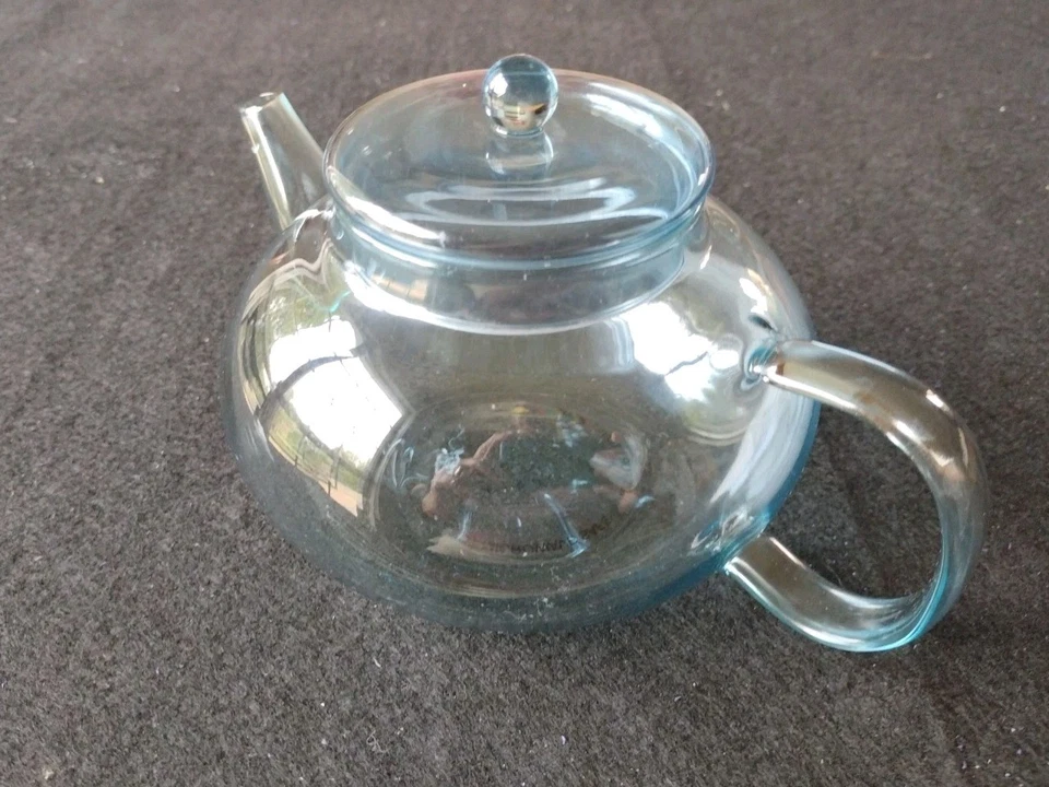 pequeña tetera de cristal para remojar, excelente estado Foto 3 de 4