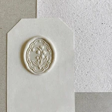 3D Wax Seal Stamp - 1pcs 3D Lily of the Valley Metal Sealing Wax Stamp