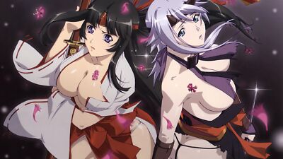 Anime queens blade tomoe girls  big purple eyes Playmat Gaming Mat Desk