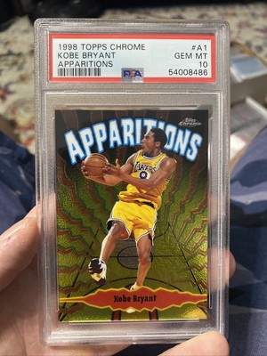 PSA10 Kobe Topps Chrome Apparitions NBA