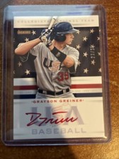2013 Panini USA Baseball Box Set Red Ink 23/25 Grayson Greiner #12 Auto PRC XRC