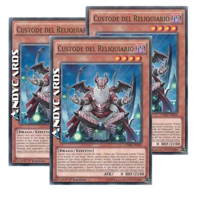 3x RELIQUIENWÄCHTER (Keeper Of The Shrine)   Common   CORE IT024 YUGIOH!
