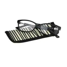 Foster Grant Jules Black Reading Glasses