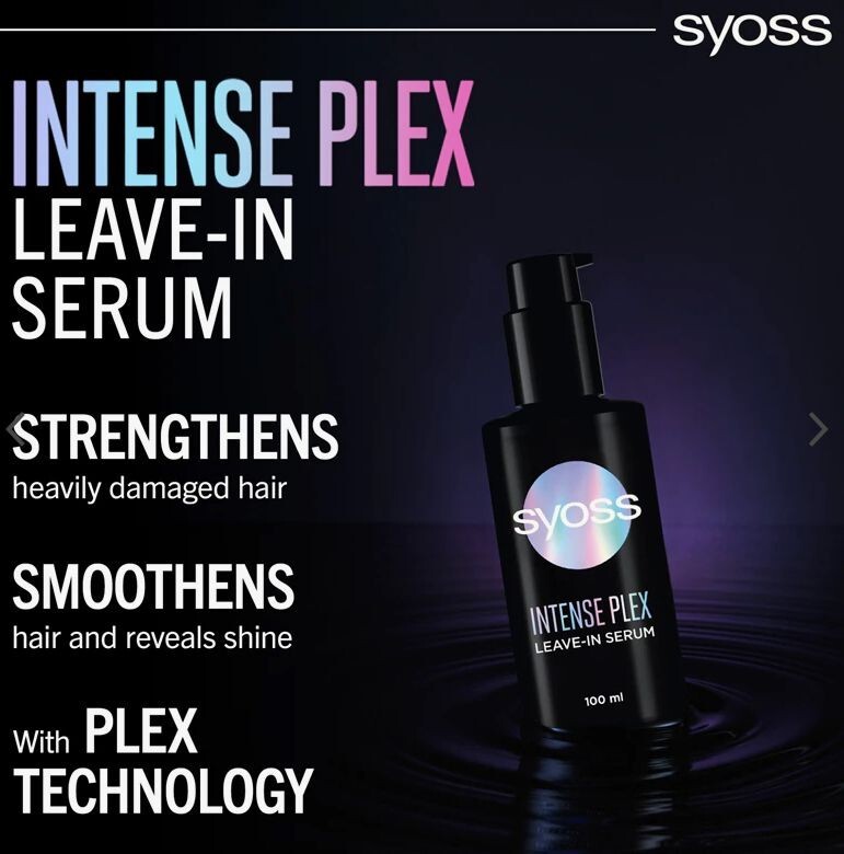 Syoss Intense Plex leave-in serum for very damaged hair, 100ml