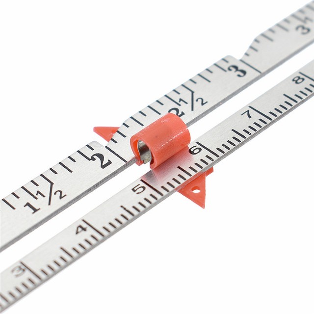 Metal Sewing Gauge Measurement Knitting Ruler For Seams Essential
