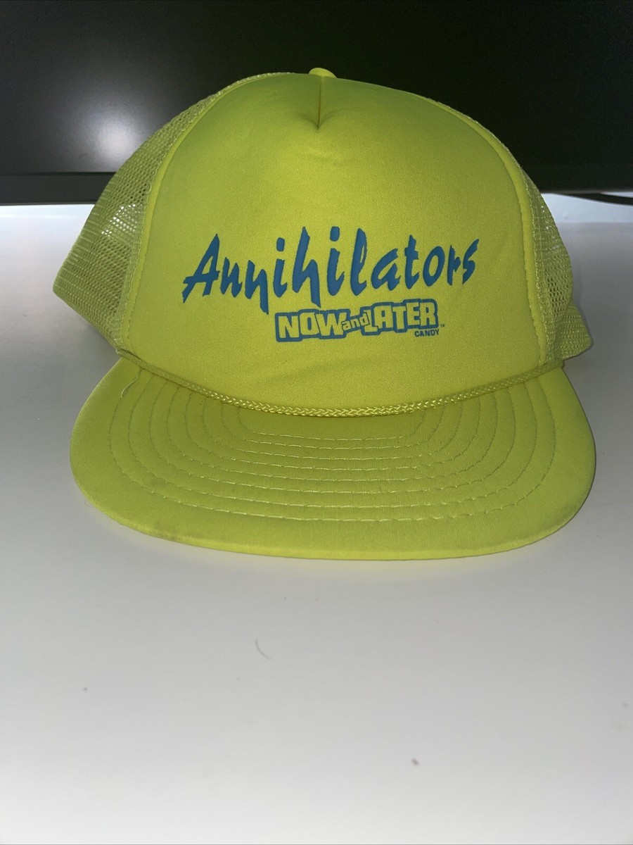VTG 1980s Annihilators Now & Later Candy Trucker foam mesh