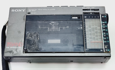 Sony WA-5000 - 7 Band Radio Cassette-Corder Model SW-AM-FM - NOT