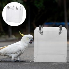 Bird Bathing Tub Parrot Shower Box Bird Cage Accessories Parakeets