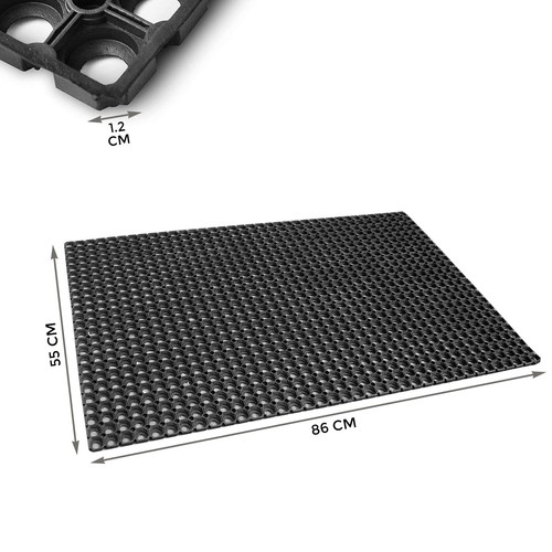 Door Entrance Mat Heavy Duty Non Slip Dirt Catcher Honeycomb Rubber Outdoor - Picture 9 of 9