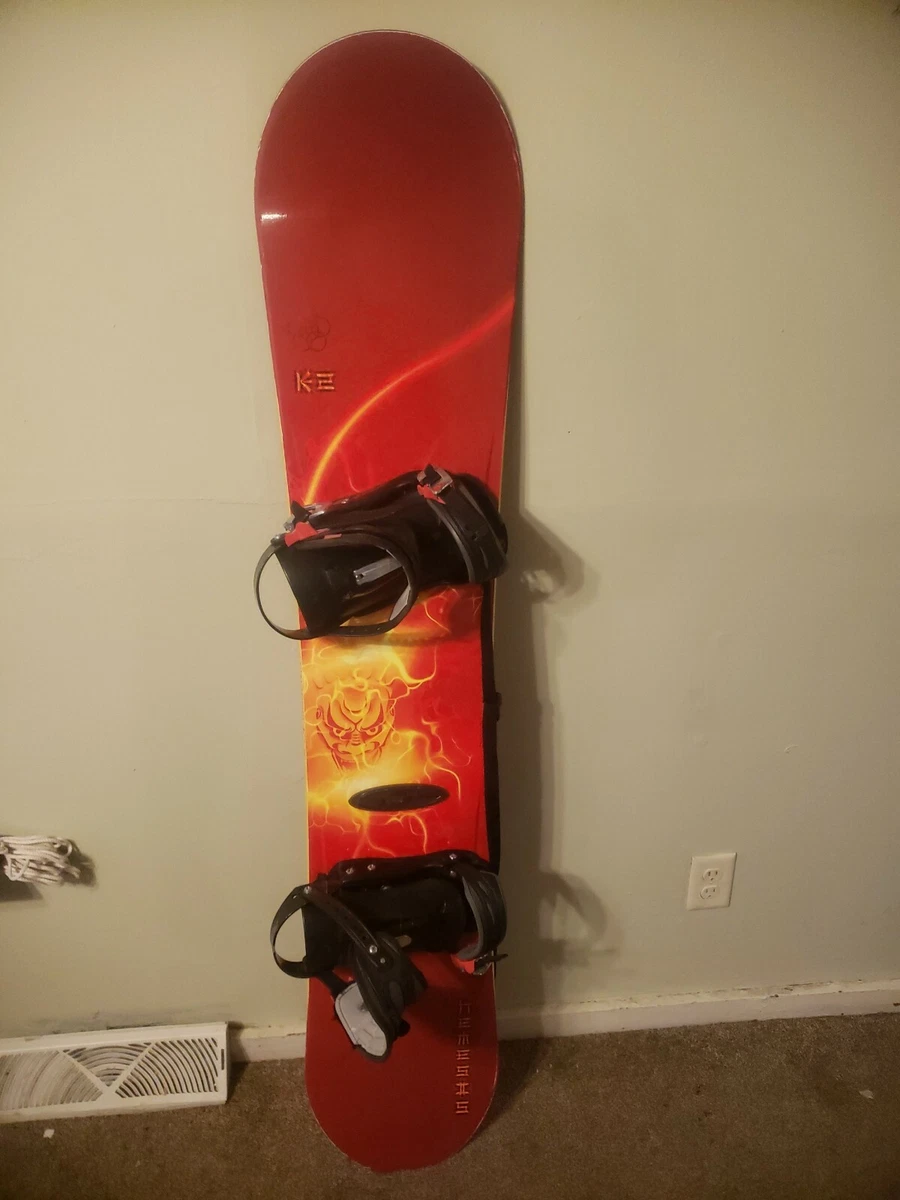 K2 NEMESIS HANNYA MASK WIDE SNOWBOARD 158cm WITH ROSSIGNAL HC 3000