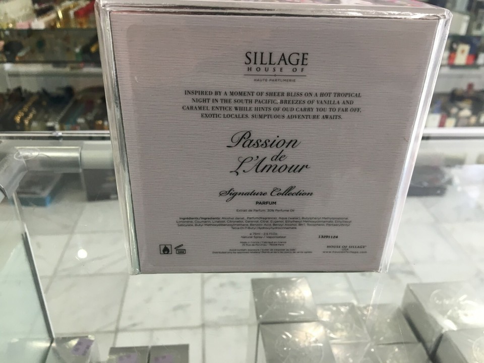 House of Sillage Passion de L'Amour SC Extrait De Parfum Spray 75 ml | eBay