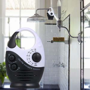 waterproof radio shower