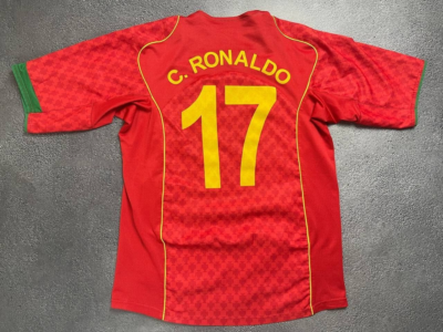 NIKE Portugal C.RONALDO17 ユニフォーム Mサイズ赤黄色 s-l400.png