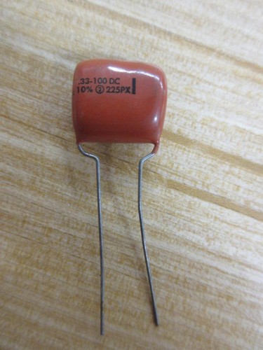Sprague 225PX .33-100DC Capacitor 225PX 0.33-100DC (Pack of 10) - 第 4/4 張圖片