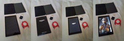 Amazon Fire HD 10 (5th Gen.)mit 796 Bücher + 183 android spiele+10 emulatoren - Afbeelding 2 van 24