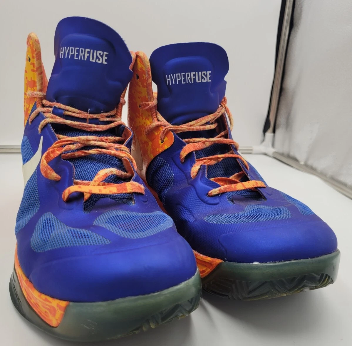 Nike Hyperfuse Game Royal White Team Orange Florida Size 12
