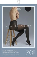 Ysabel Mora Opaque Control Top 70 Denier Shaping Tights Black Or Navy