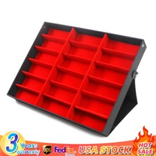 18 Grids Eyeglass Display Storage Box Case Eyewear Sunglasses Organizer Holder