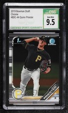 2019 Bowman Draft Chrome Quinn Priester #BDC-44 CSG 9.5 Gem Mint 0h2x
