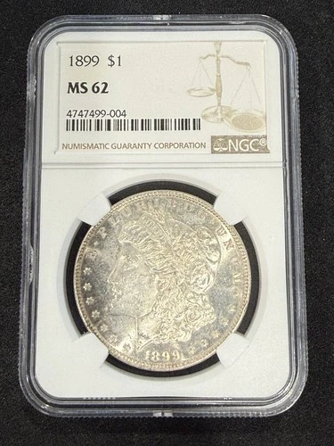 1899 Morgan Silver Dollar NGC MS-62