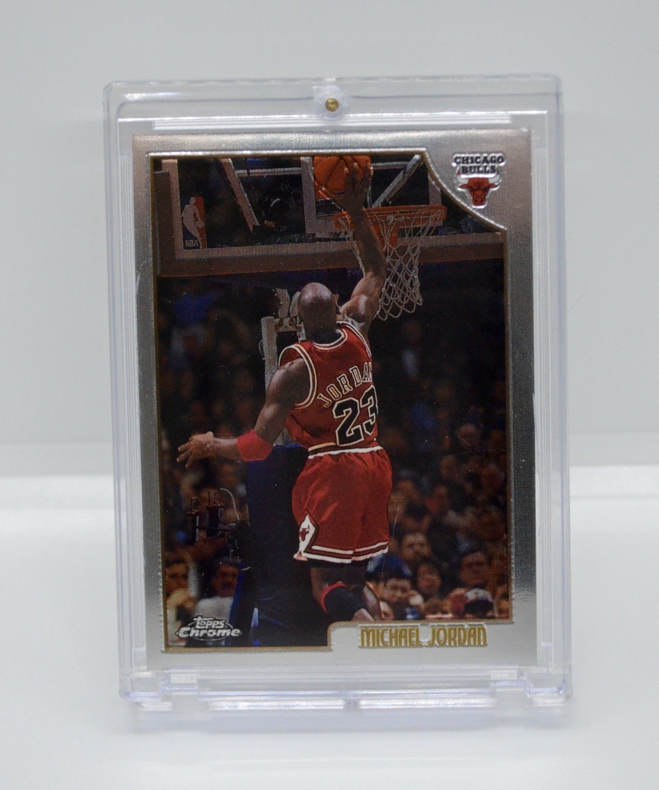 1998 Topps Chrome Michael Jordan Preview 77 Chicago Bears HOF
