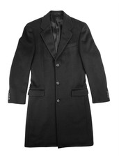 Vintage Archive Prada Fall 2002 Minimalist Black Cashmere Coat IT 44 Unisex