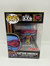 Funko Pop! Captain America Figure #987 Marvel Falcon Blacklight With Protector