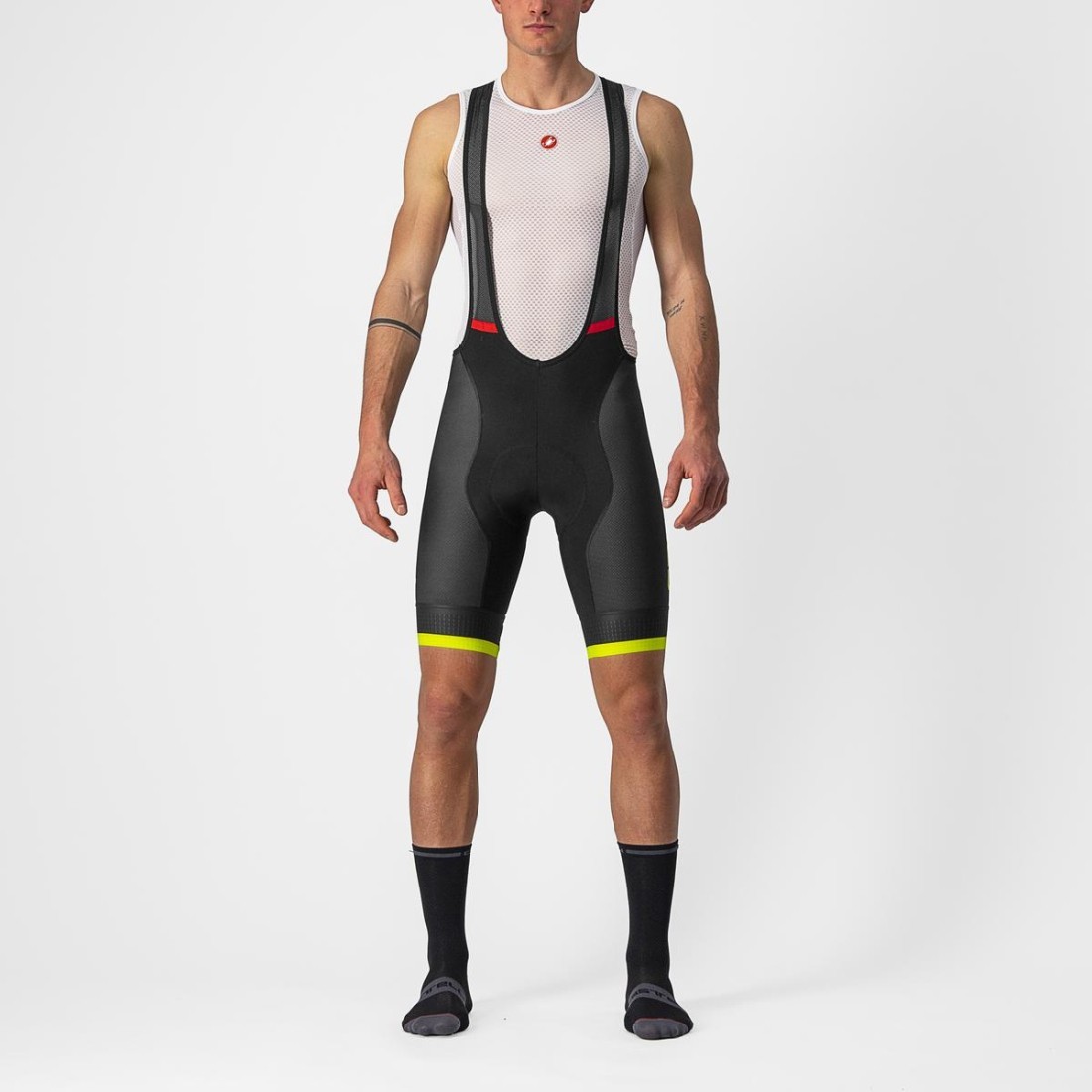 CASTELLI COMPETIZIONE KIT CYCLING BIBSHORTS &ndash; KISS AIR2 PAD &ndash; GIRO4 GRIP &ndash; XS