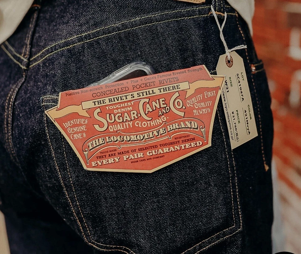 Jean para hombre 1947 CUT, SUGARCANE 14,25 OZ INDIGO talla 32 Foto 3 de 4