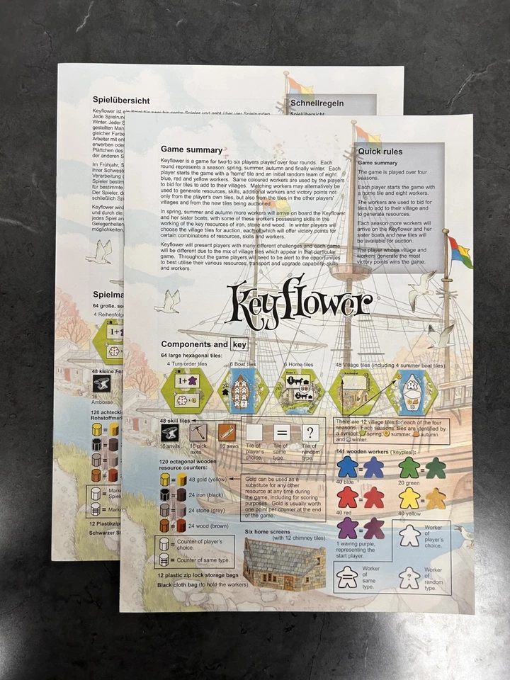 Juegos de Investigación y Desarrollo - Keyflower + Expansión The Merchants - ¡COMPLETO! ¡EXCELENTE ESTADO! Foto 3 de 4