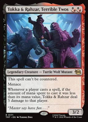 Tokka & Rahzar, Terrible Twos 171 - NM FOIL - Teenage Mutant Ninja Turtles - MTG