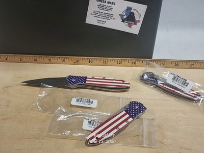Kershaw USA Flag Leek, 1660USA, Stars & Stripes on Scales, Brand New Blem, USA!