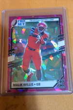 2022 Leaf Pro Set Draft - Metal Malik Willis #PSB-MW1 Purple Crystals (RC)