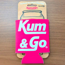 Koozie Kum & Go Pink/White Logo Neoprene Insulated Can Cooler Sleeve