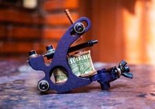 Handmade tattoo machine shader mag 5-25, Running 105-110 Hz  4.5 V Unloaded