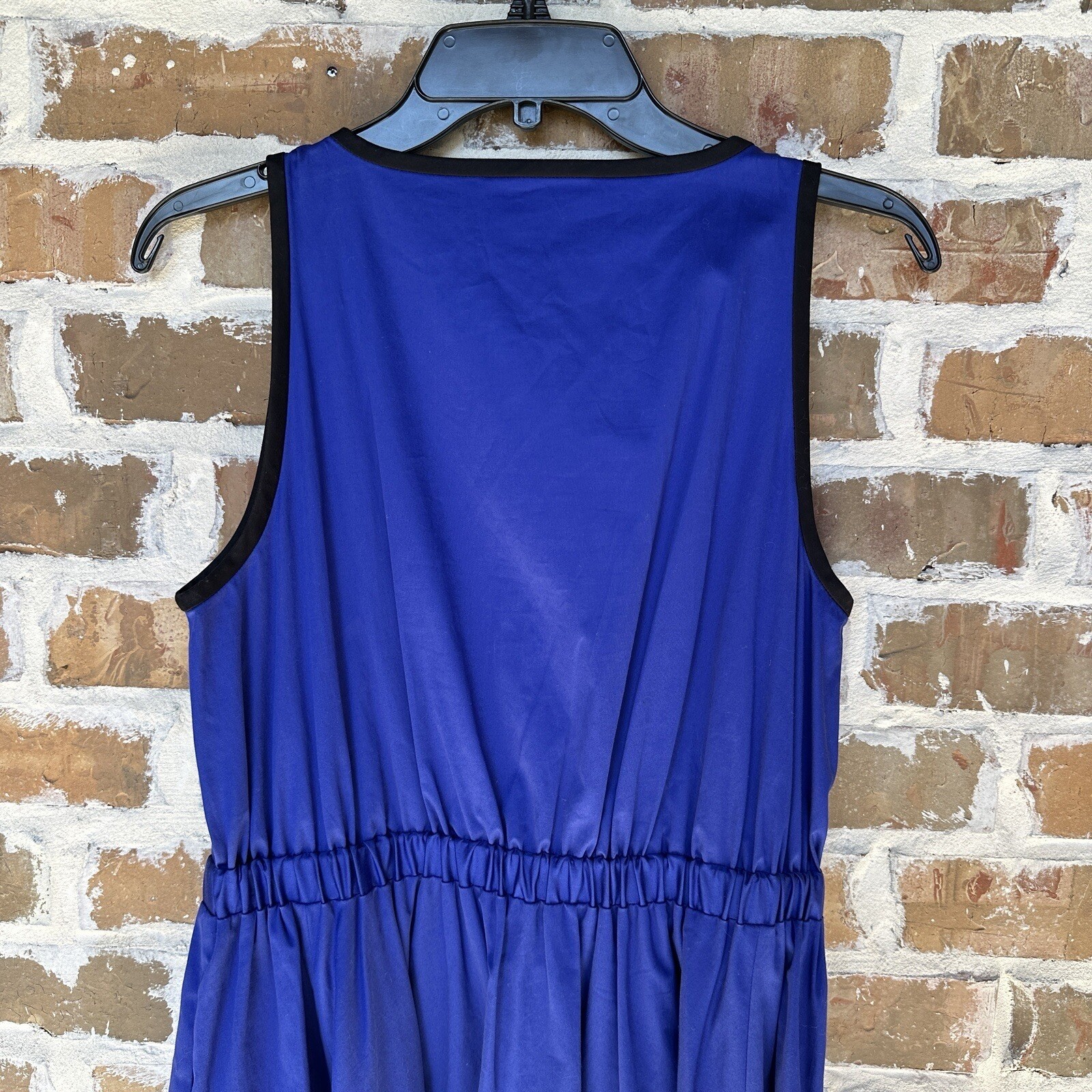 Kate Spade Dress Women's Size 10 Fit And Flare Blue Color Block Sleeveless New thumbnail 5