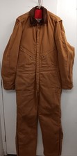 Vintage Walls Blizzard Pruf Coveralls Mens Large Regular Brown Canvas Insulated