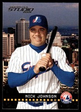 Nick Johnson 2004 Donruss Studio #121 Expos MLB READ FREE SHIPPING AutographDen