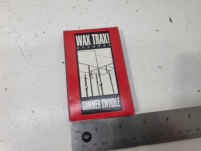 Vintage Wax Trax! Cassette Summer Swindle 1996 Various Electronic Red Promo