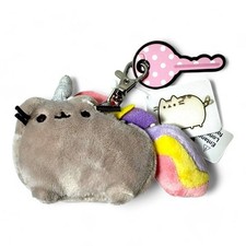 GUND Pusheenicorn Cat Plush Keychain 3" Stuffed Animal Accessory NON-RETRACTABLE