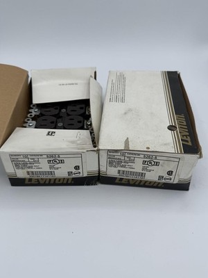 Leviton 5262-S Duplex Receptacles 15A 125V Brown Boxes Wall Outlet