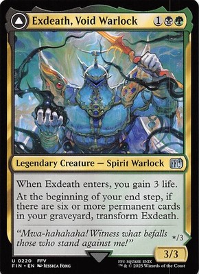 Exdeath Void Warlock 220 Final Fantasy Magic the Gathering
