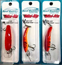 3 Reef Runner Mini-Rip HOT TAMALE 100-33 Trolling Casting lure 12' / 3 PACK